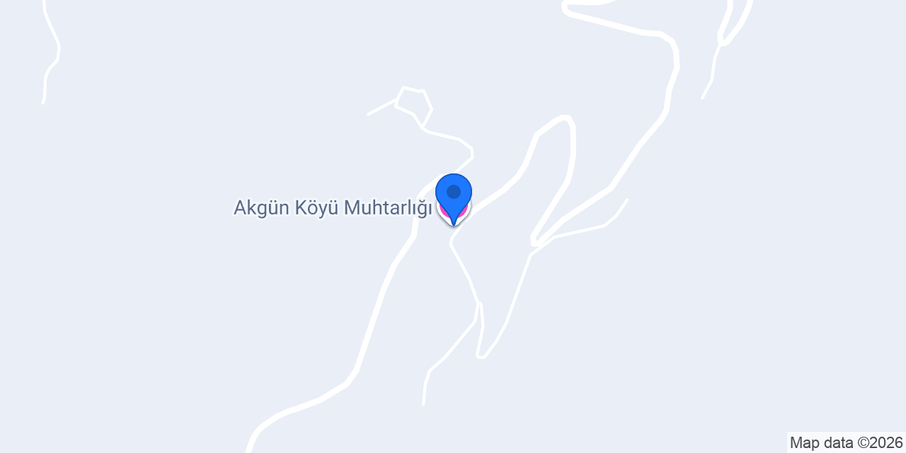 Akgün Köyü Muhtarlığı konumu