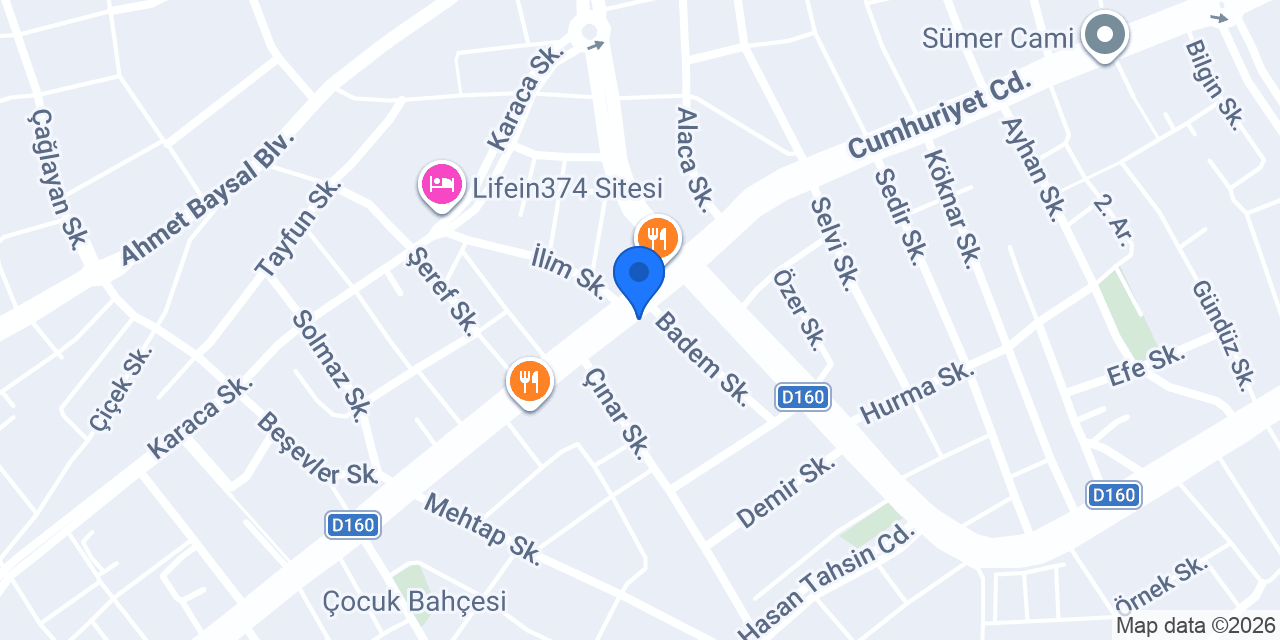 Zafer Mühendislik Elektrik konumu