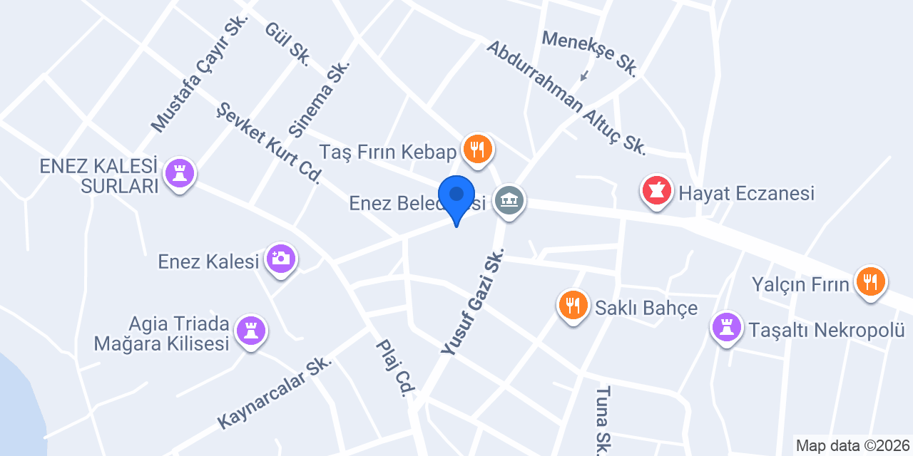 Enez Emlak konumu