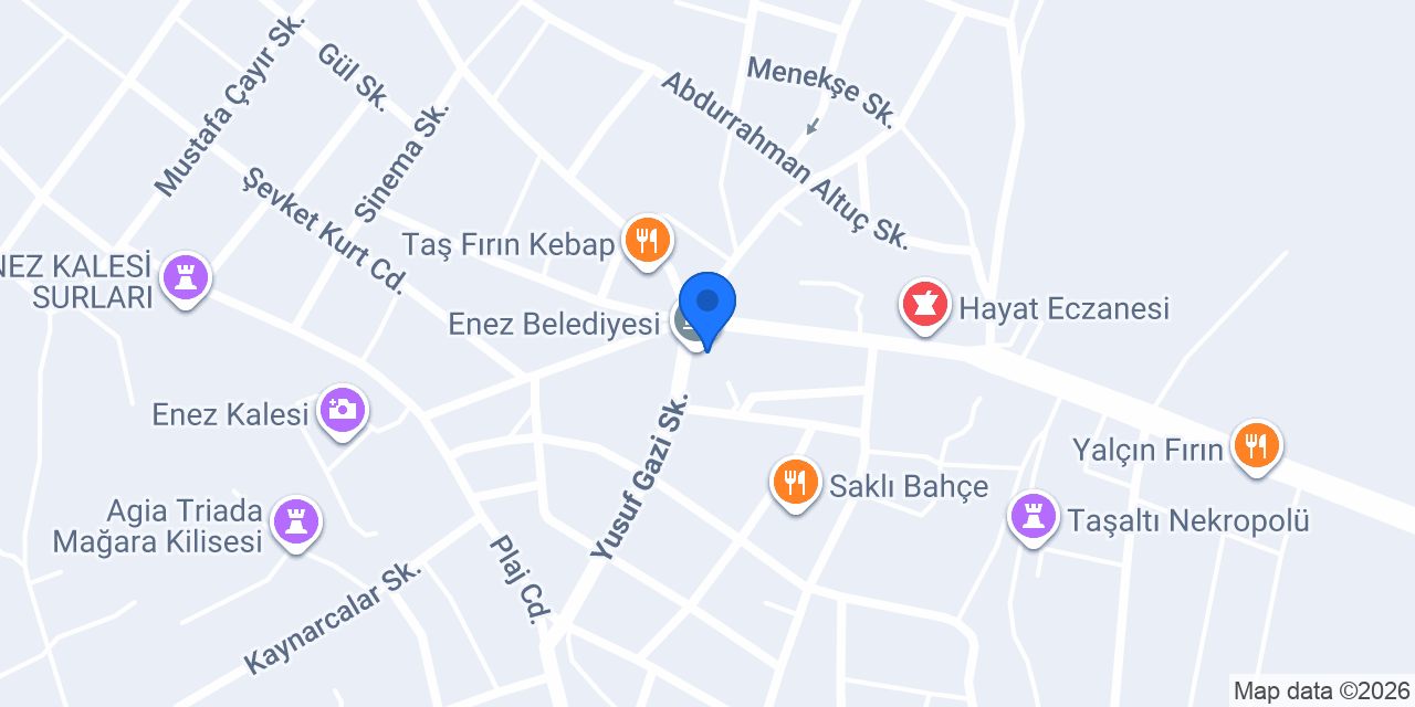 Hakan Kırtasiye Enez konumu