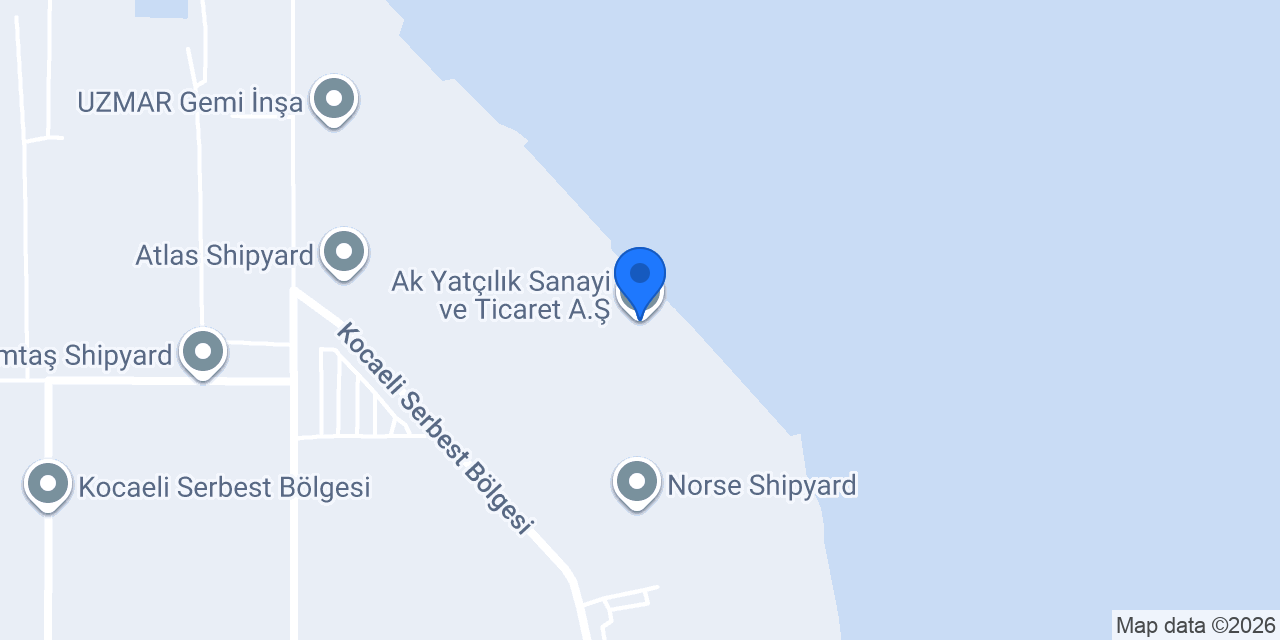 Ak Yatçılık Sanayi ve Ticaret A.Ş konumu