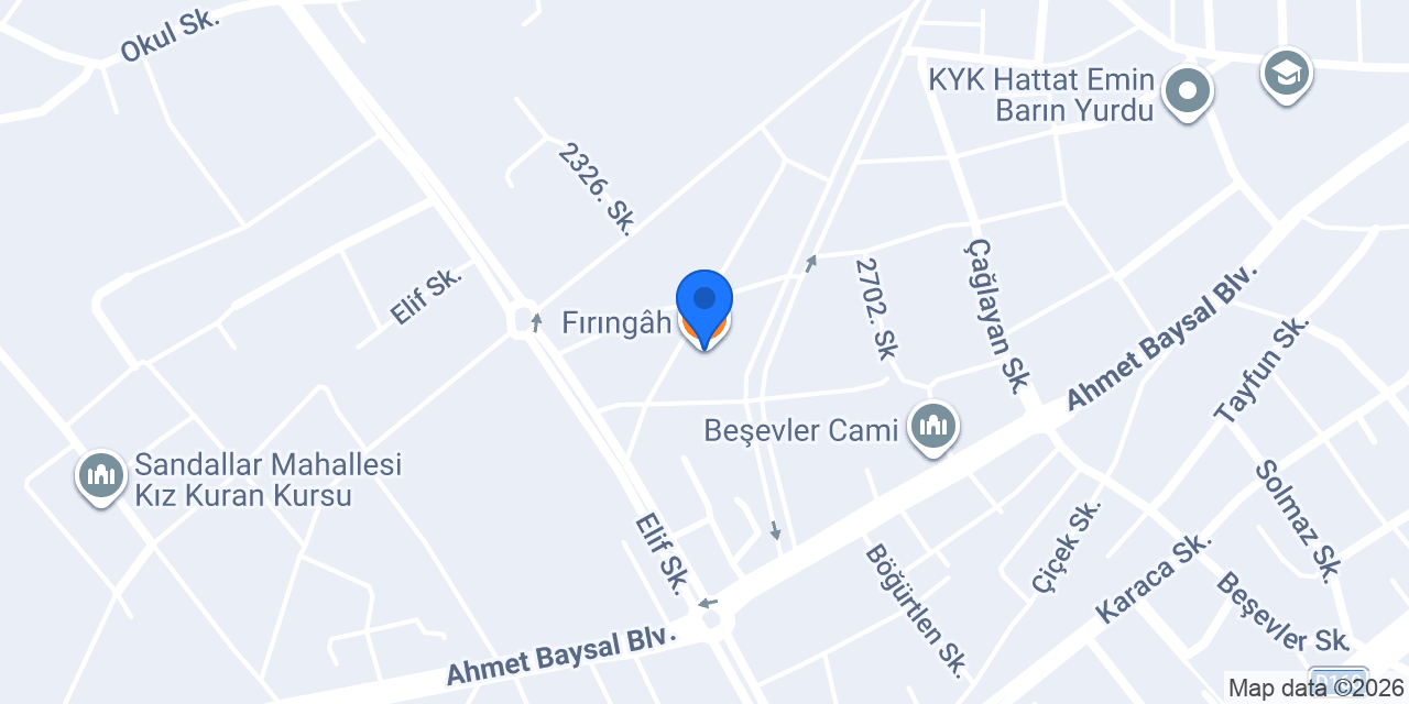 Fırıngâh konumu