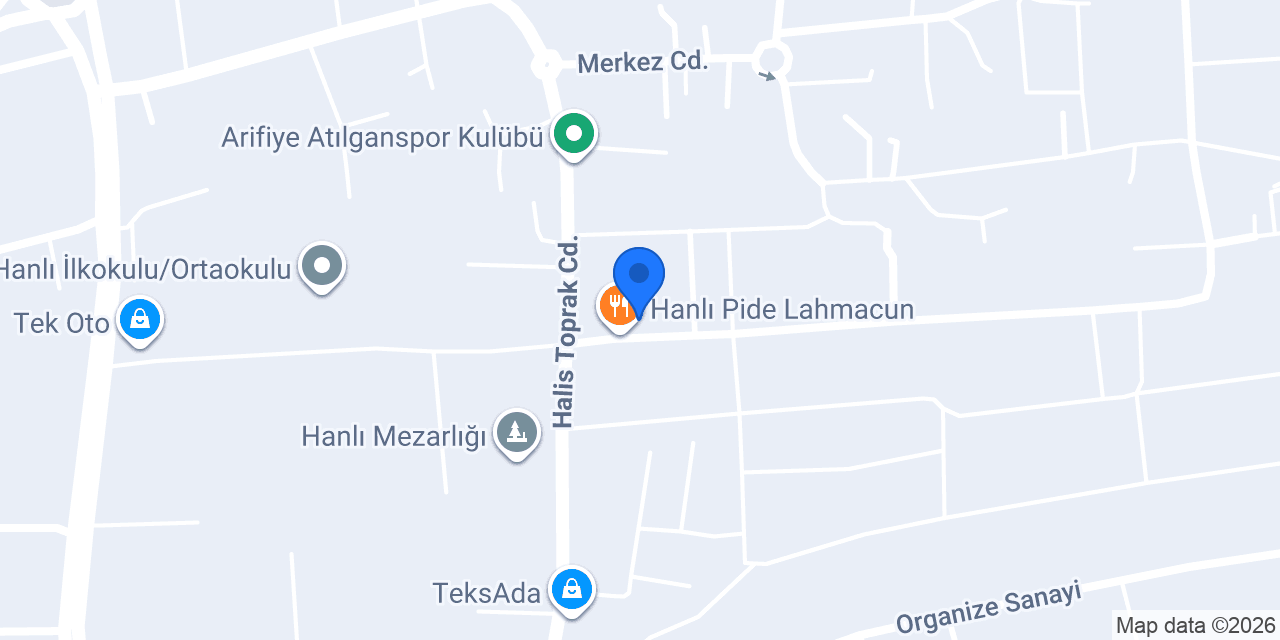 Hanlı Simit Fırını konumu