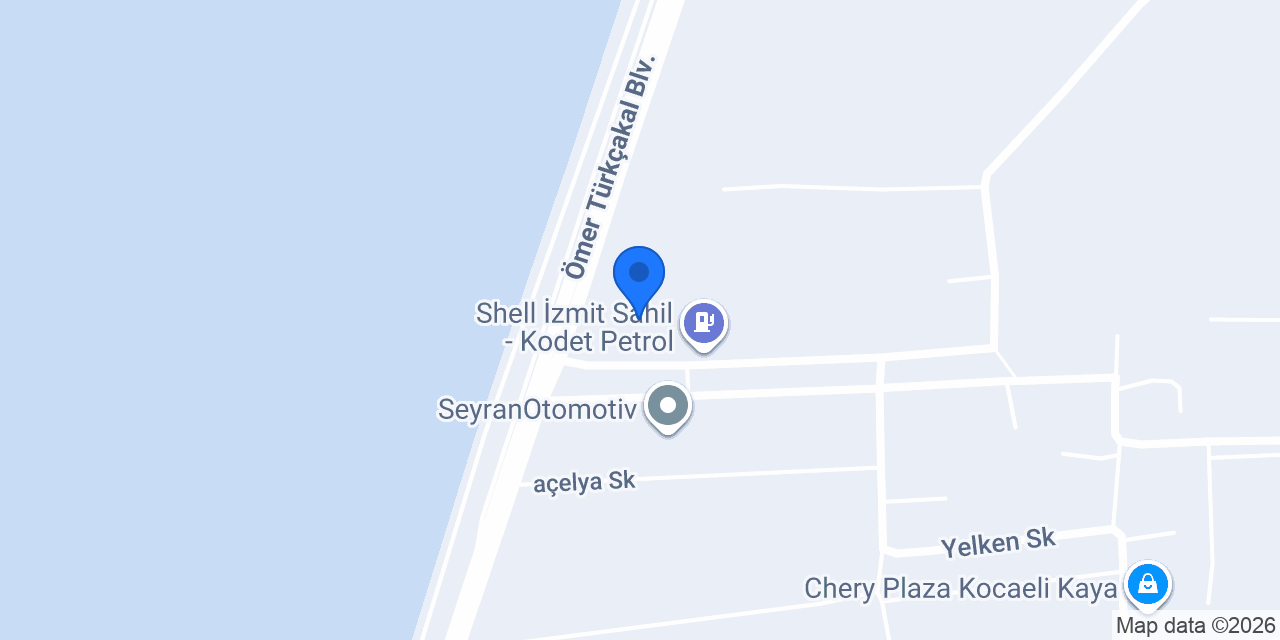 Shell Recharge Şarj İstasyonu konumu