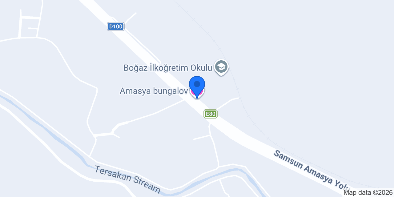Amasya bungalov konumu