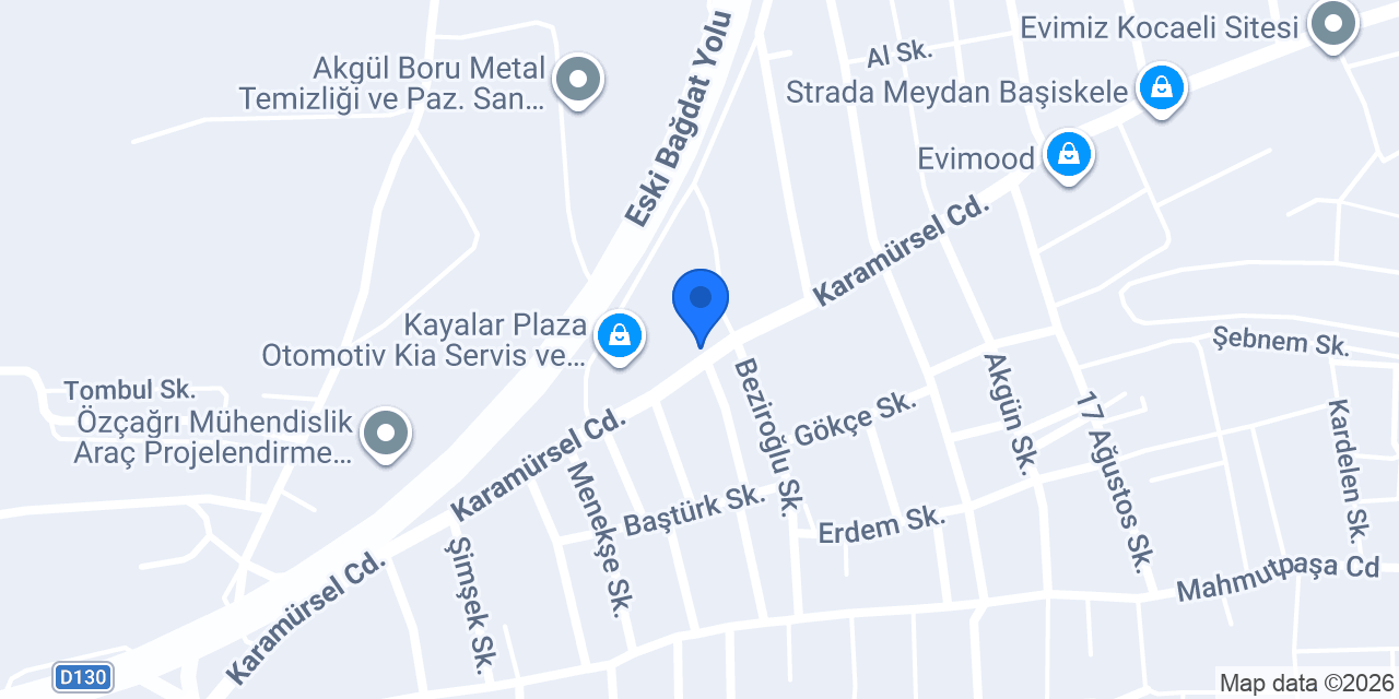 Başiskele anahtar &çilingir konumu