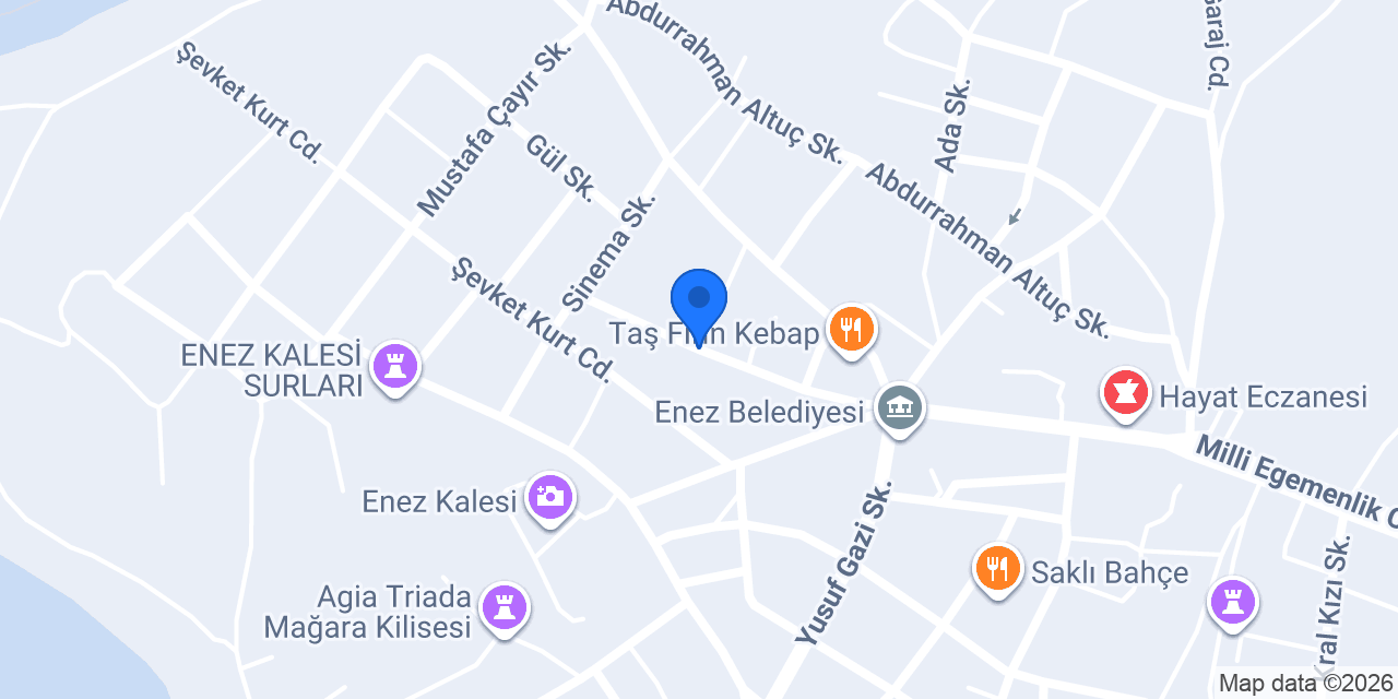 Enez İlçe Müftülüğü konumu