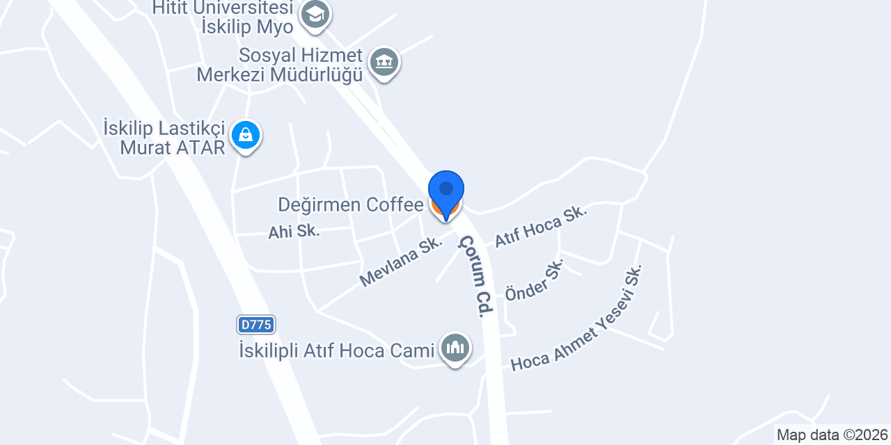 Değirmen Coffee konumu