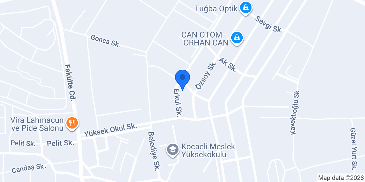 BEK Mobilya ve İç Mimarlık konumu