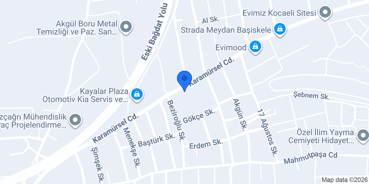 Hayat Su Bayi Başiskele konumu