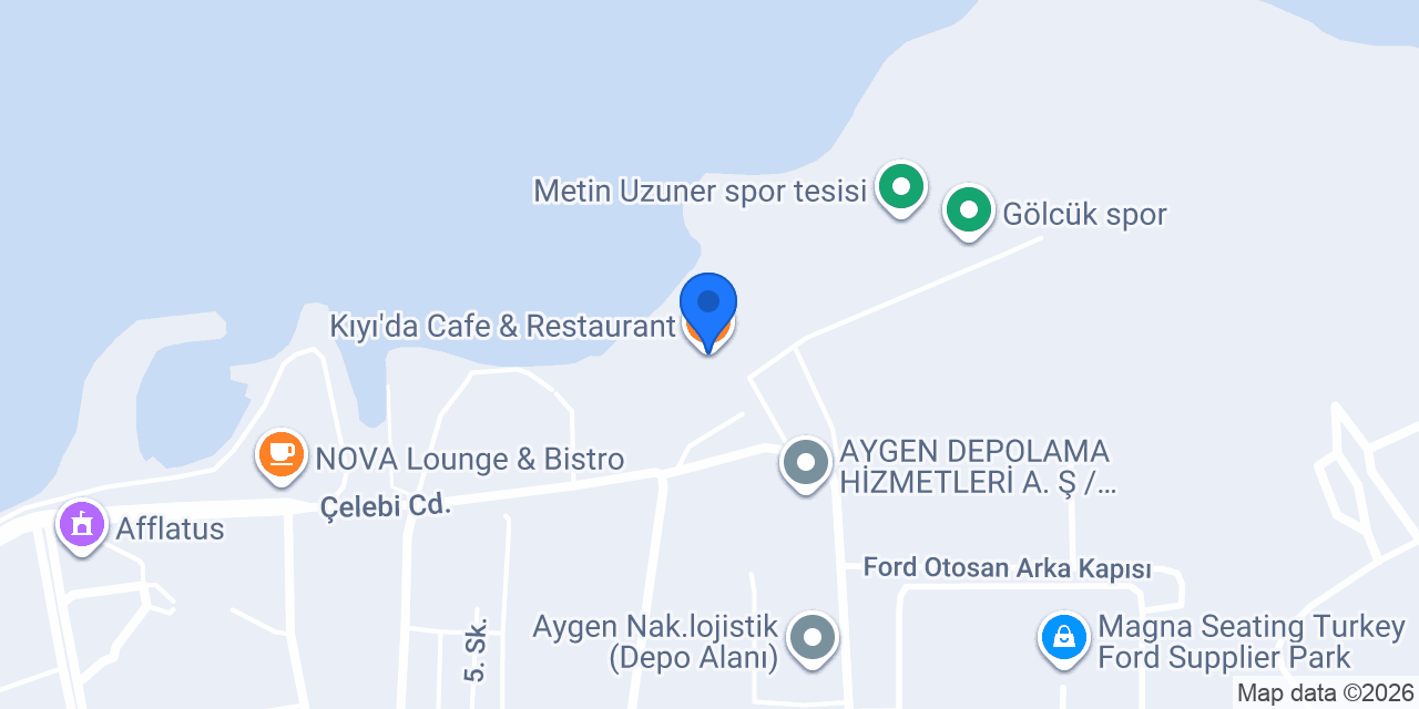 Kıyı'da Cafe & Restaurant konumu