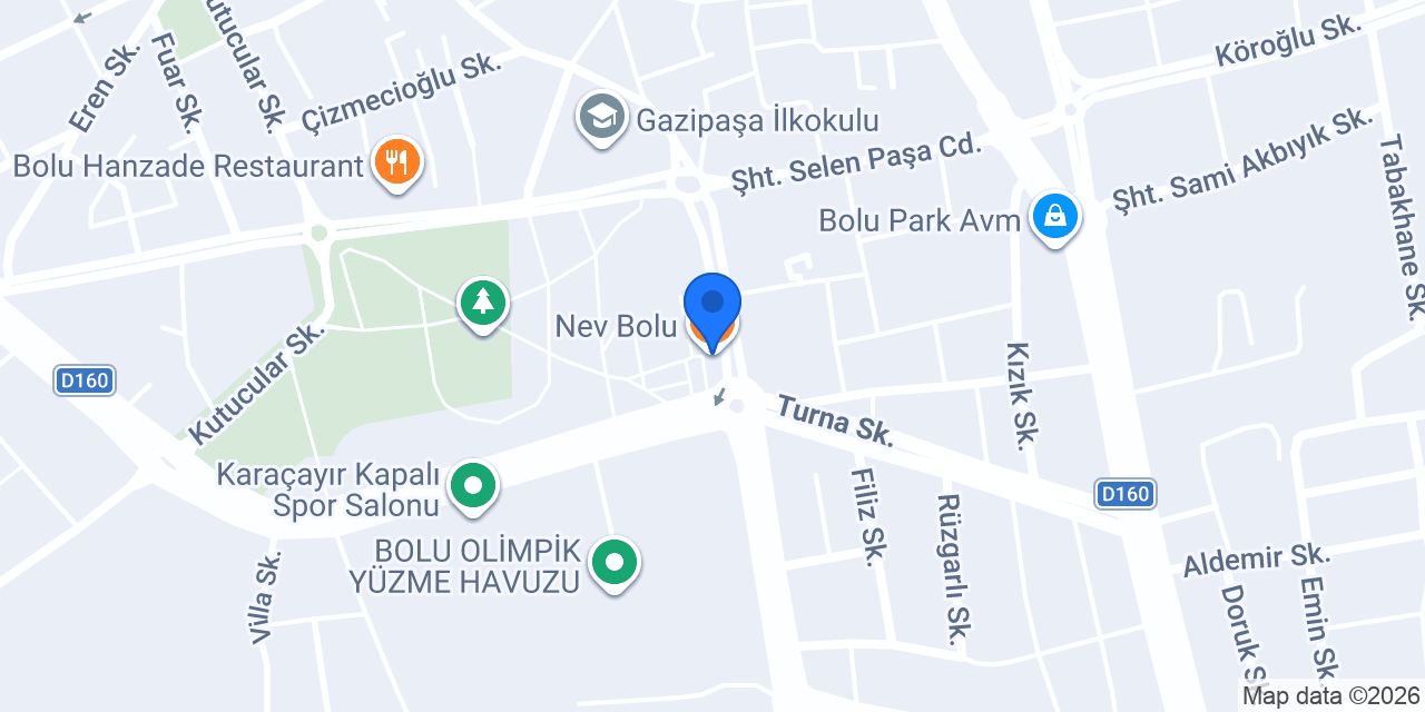 Nev Bolu konumu