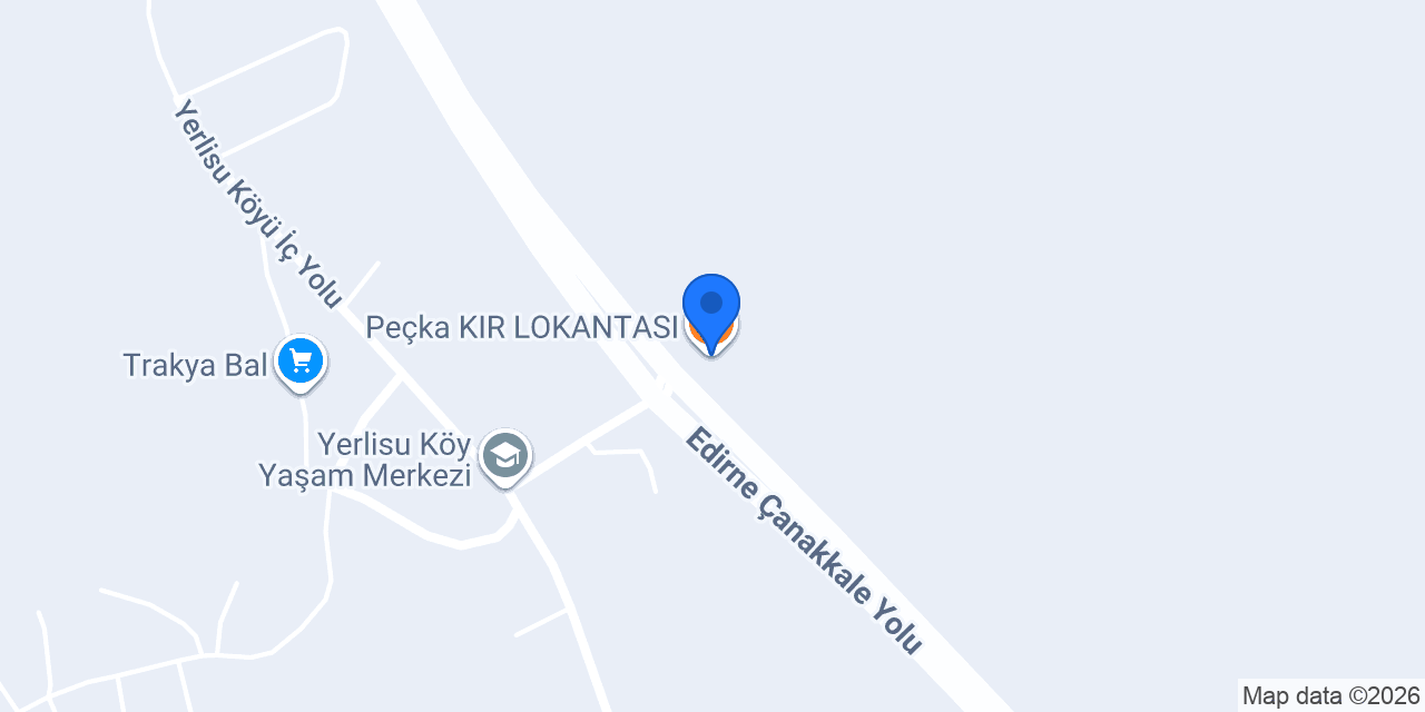Peçka KIR LOKANTASI konumu
