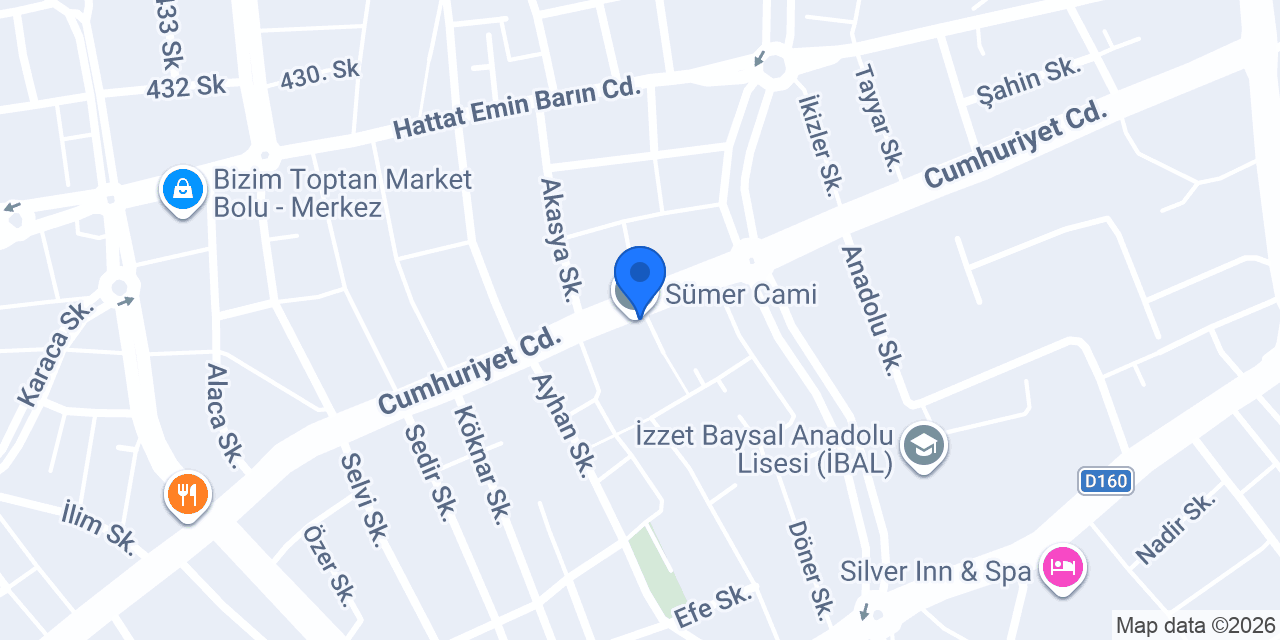 Merkez Taksi konumu