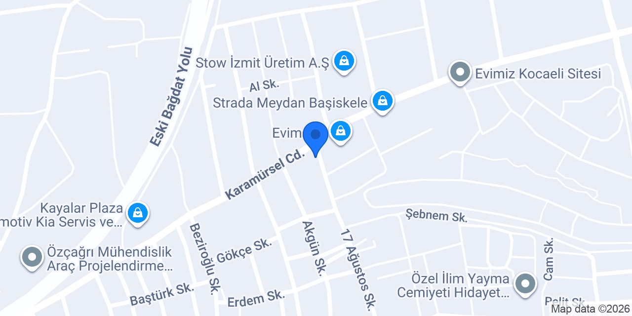 Ecce Ambalaj konumu