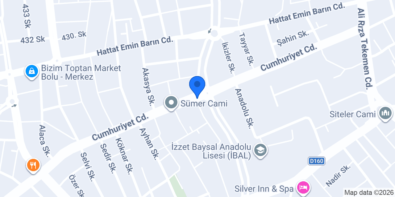 Ananın Börek Evi konumu