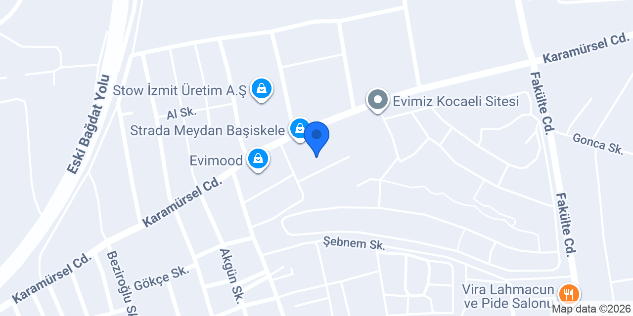 Penguen Kitabevi Başiskele konumu