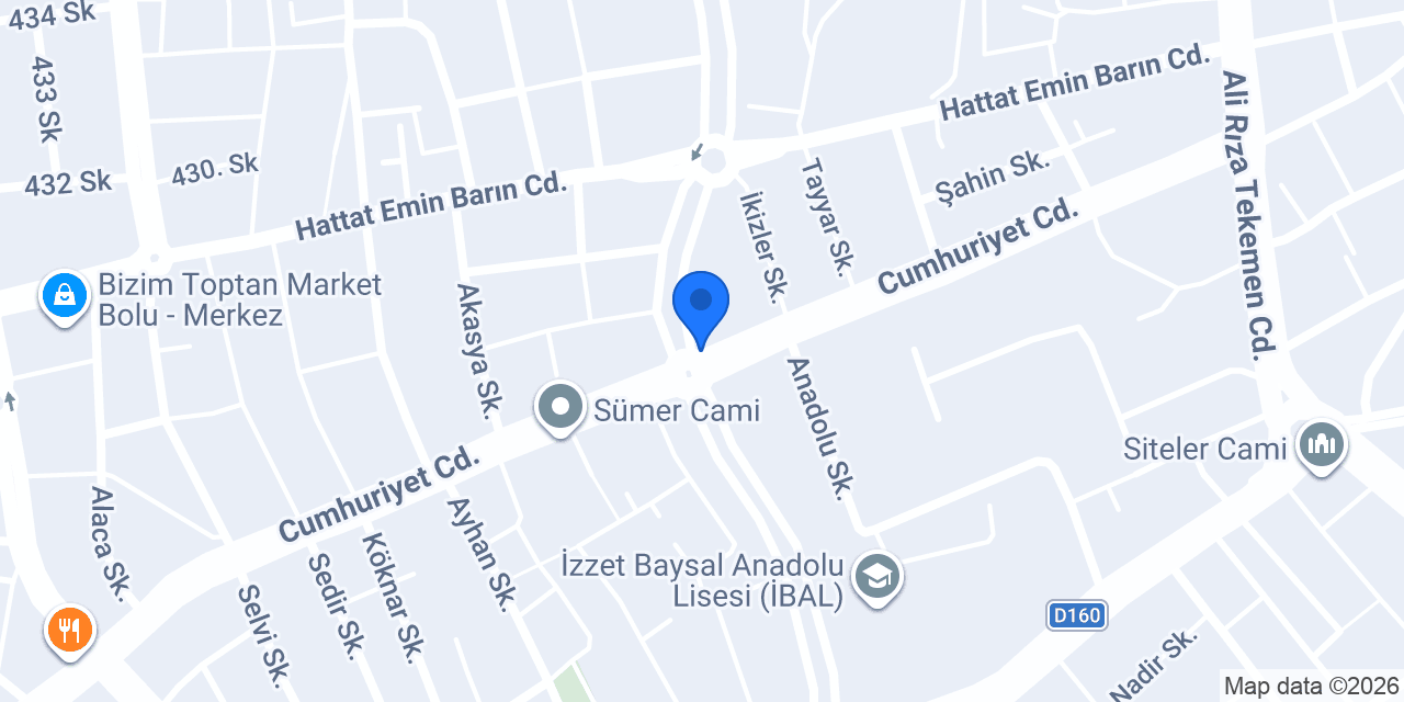 Sümer Eczanesi konumu
