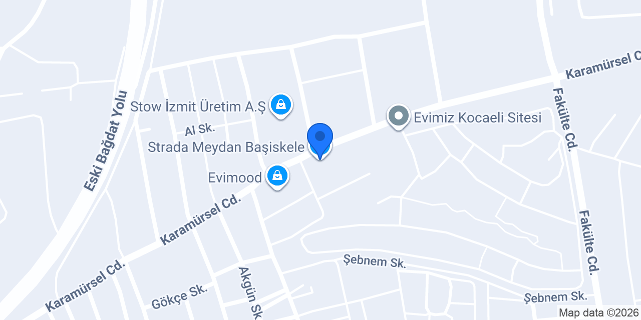 Strada Meydan Başiskele konumu