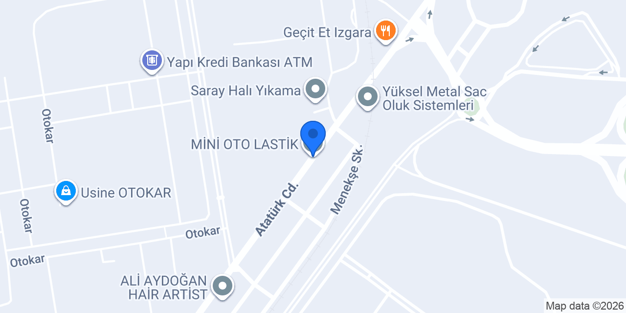 MİNİ OTO LASTİK konumu
