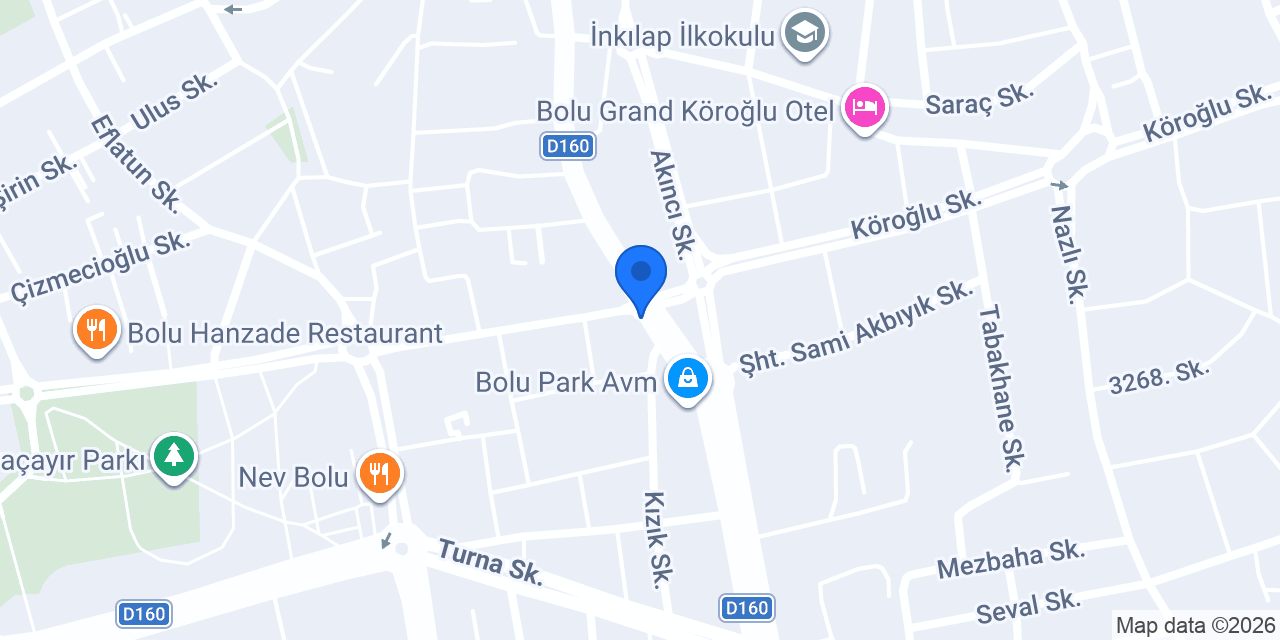 Aktaş Teknik Bolu konumu