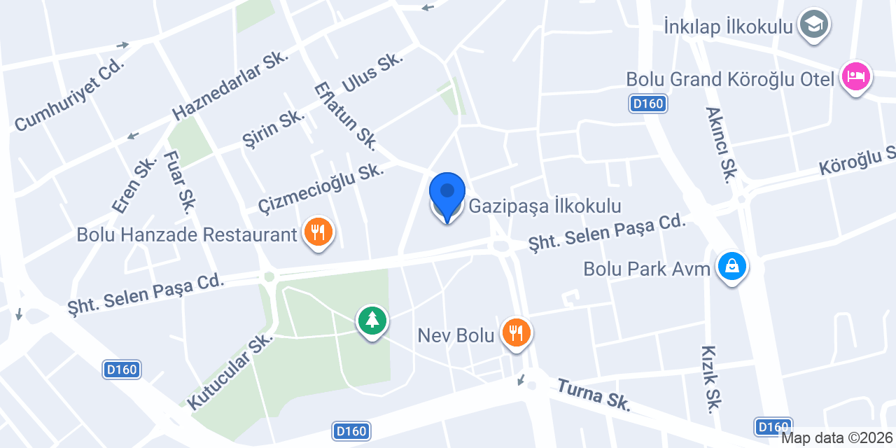 Gazipaşa İlkokulu konumu