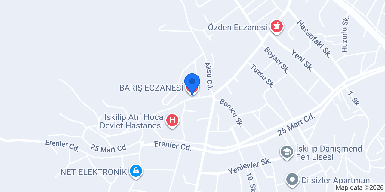 BARIŞ ECZANESİ konumu