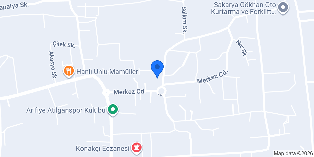 Hanlı Aile Sağlık Merkezi konumu