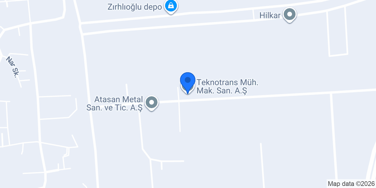 Teknotrans Müh. Mak. San. A.Ş. konumu