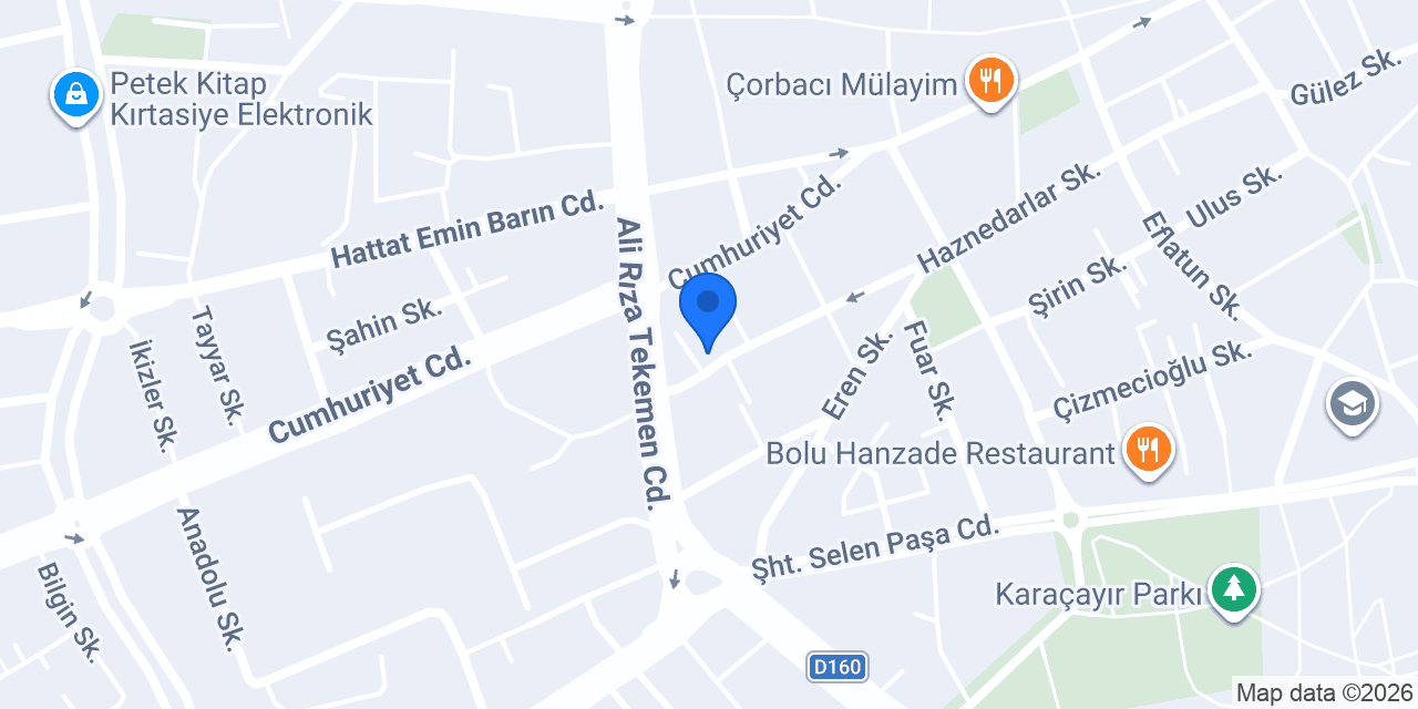 Muhasebe Ortaklık Bürosu konumu