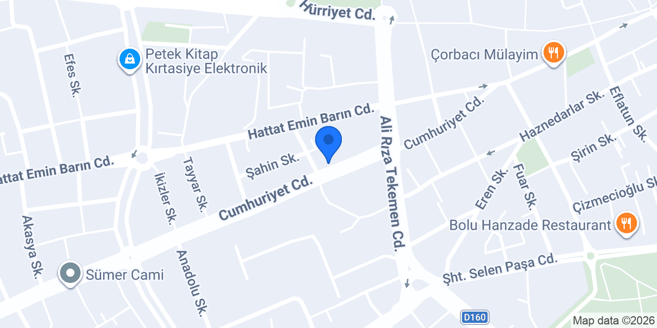 ADAM BERBER BOLU konumu