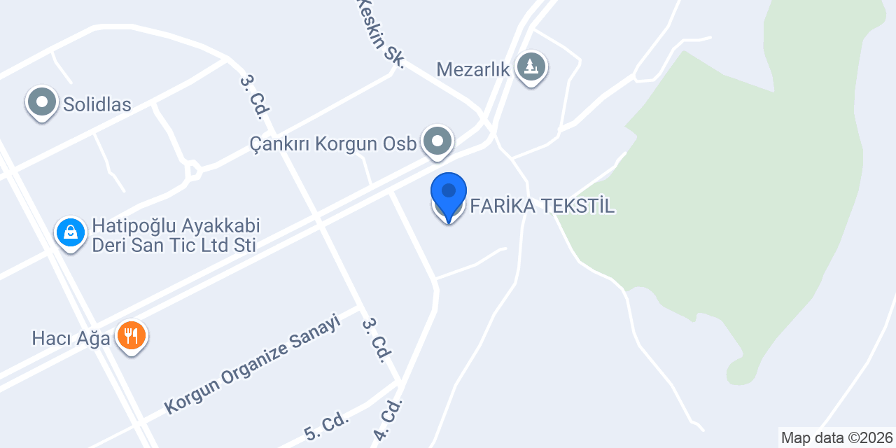 FARİKA TEKSTİL konumu