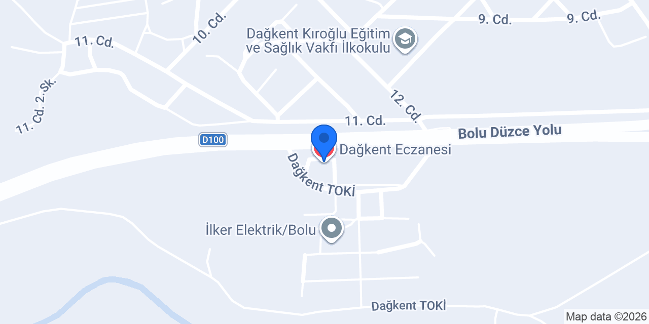 Dağkent Eczanesi konumu