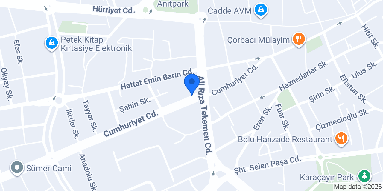 Bolu Tadilat konumu