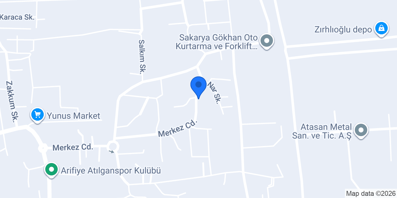 Sakarya Em-Sa Oto Kurtarma konumu