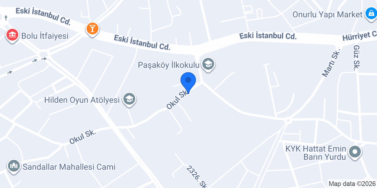 Karacasu İlköğretim Okulu konumu