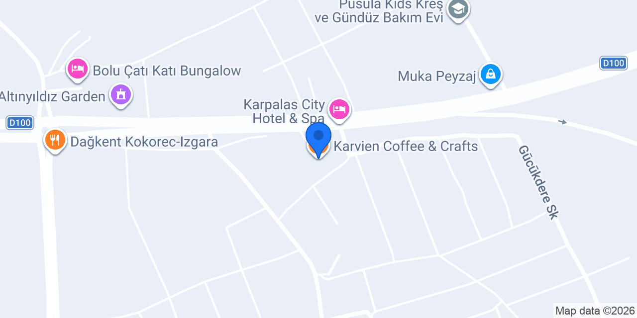 Karvien Coffee & Crafts konumu