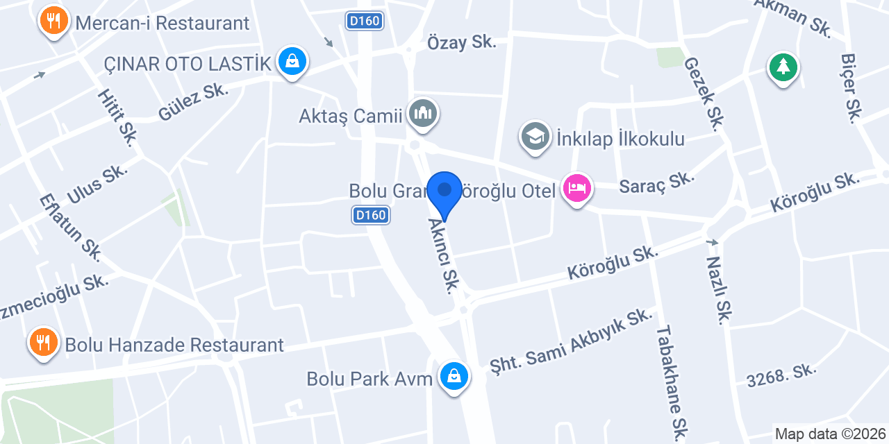 HK BOLU İNŞAAT konumu