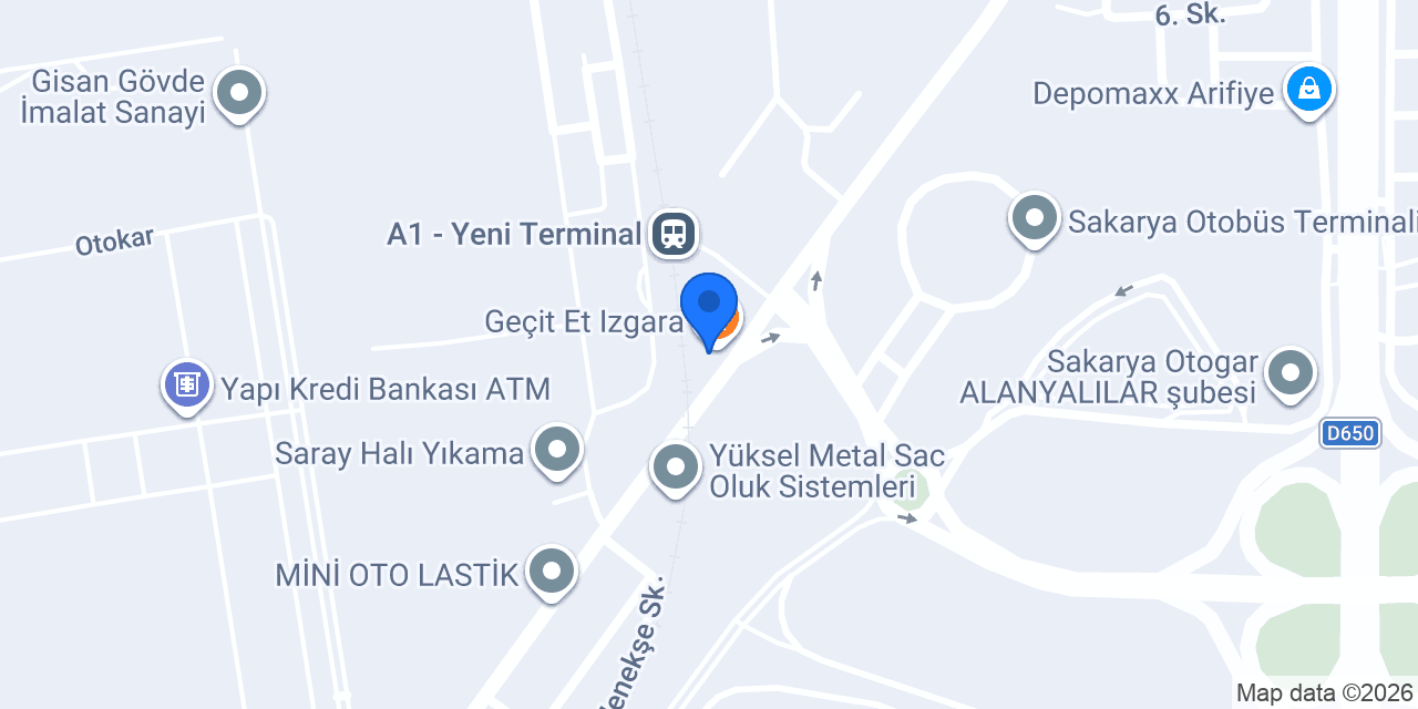 Geçit Şarküteri konumu