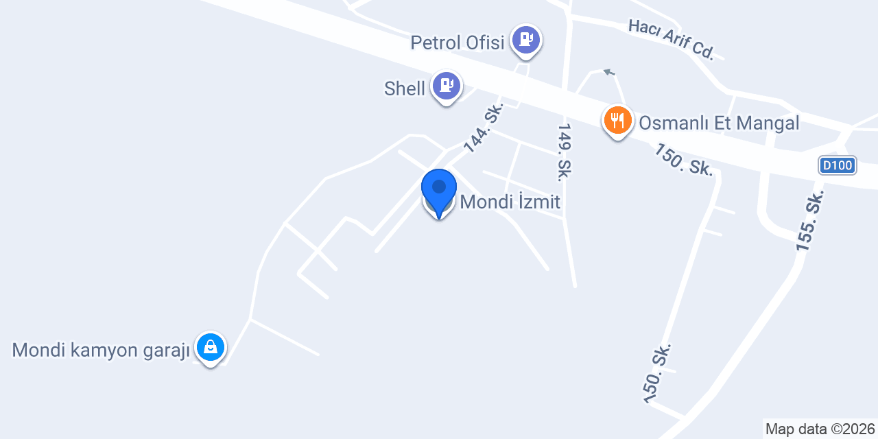 Mondi İzmit konumu