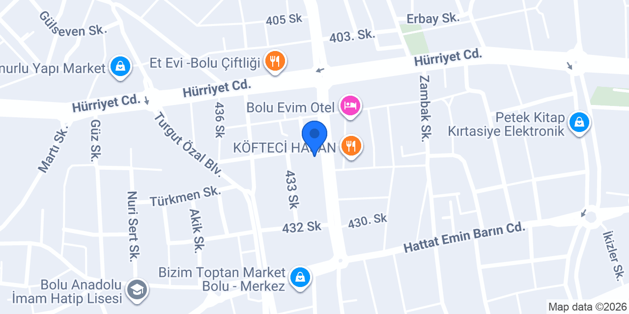 Gülsem Kuaför konumu