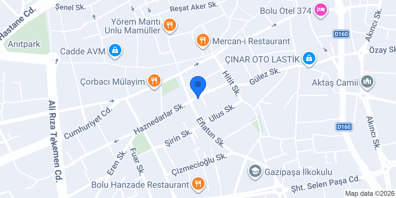 Koltan Mimarlık konumu