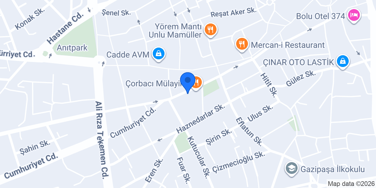 BOLU ÇİLİNGİR AKTAŞ ANAHTARCI konumu