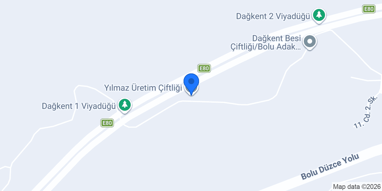 Yılmaz Üretim Çiftliği konumu