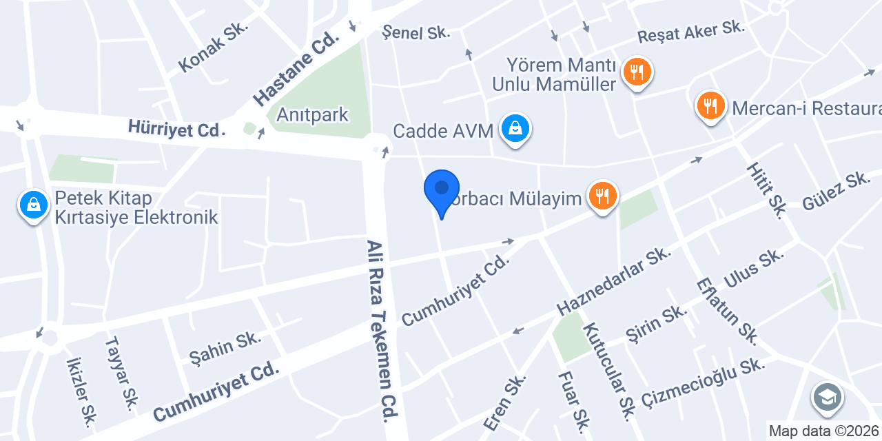 İleri rent a car konumu