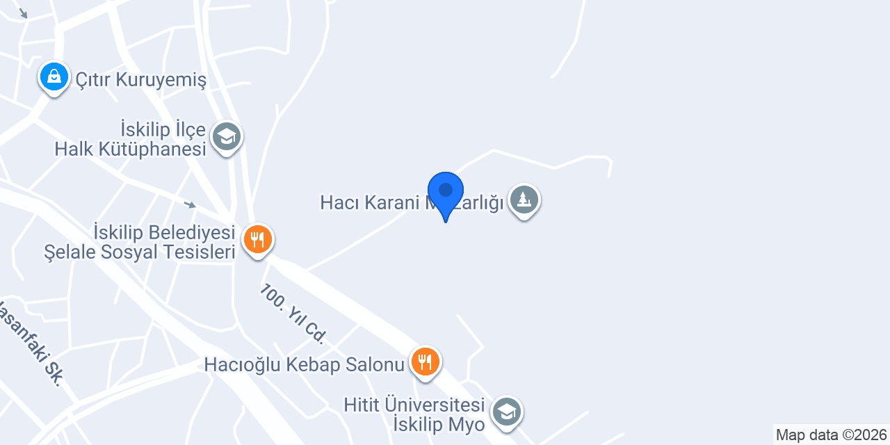 Şok-çorum İskilip Şubesi konumu