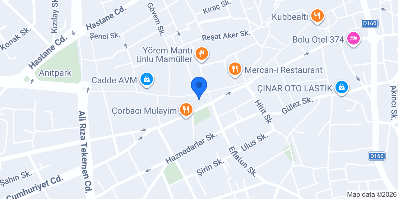 Ali Sürücü Turizm konumu