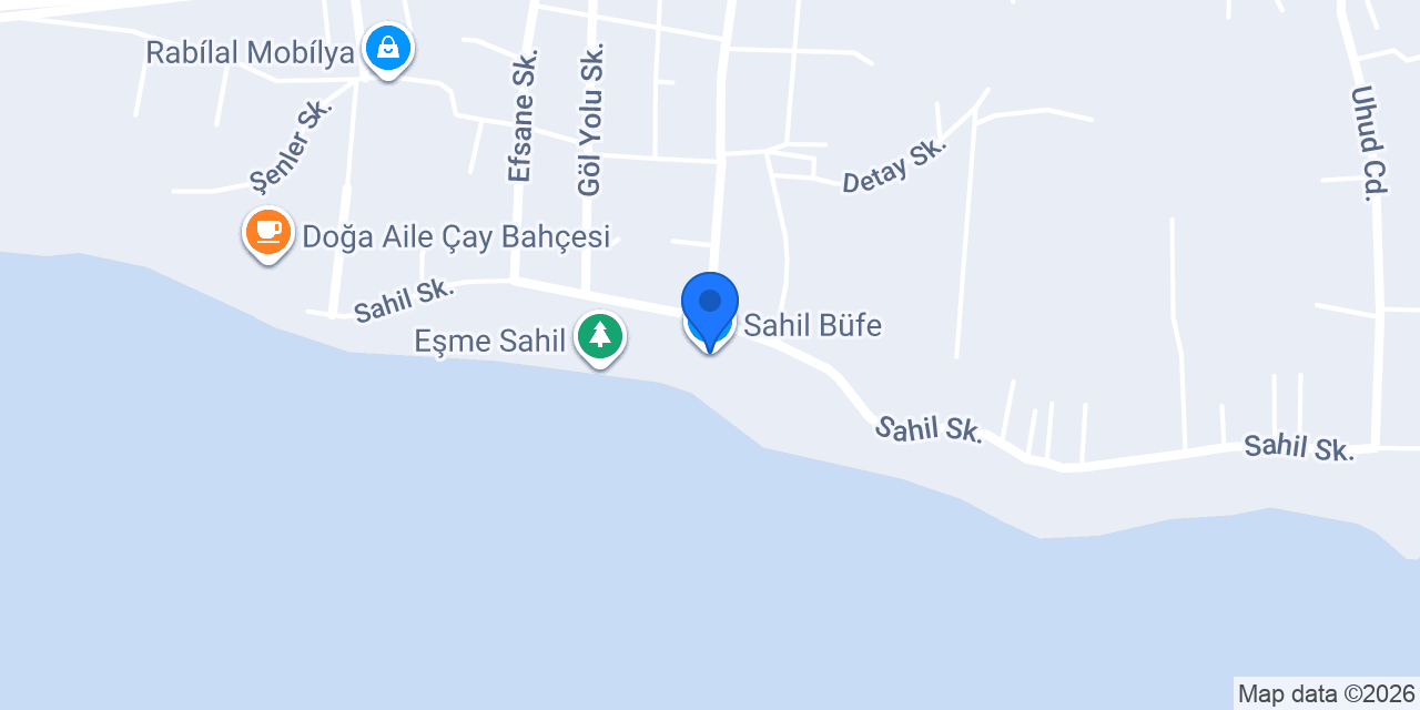 Sahil Büfe konumu
