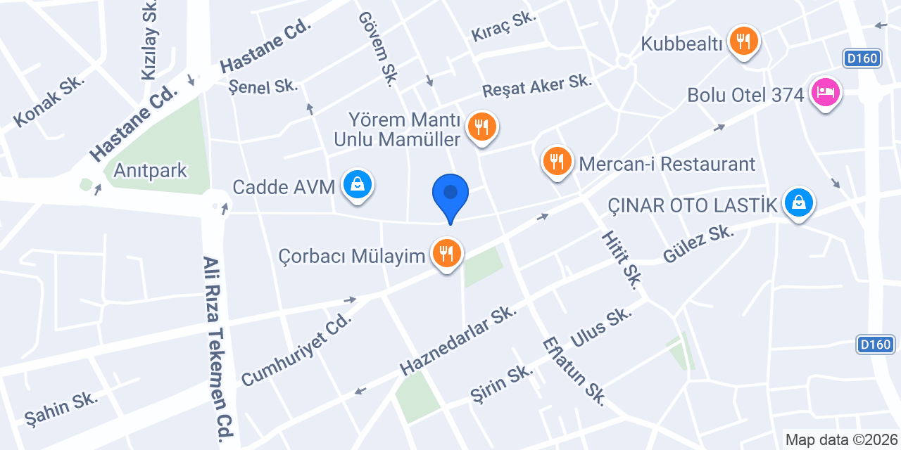 Gül Hasar Yönetimi Bolu konumu
