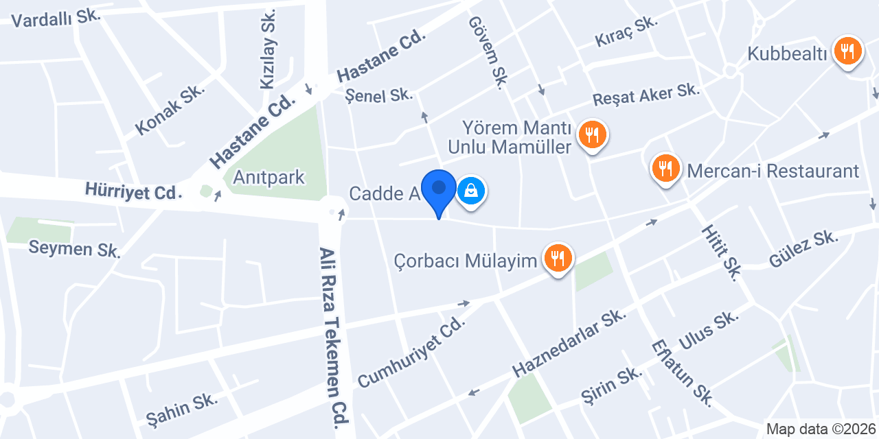 Yanıkoğlu Mimarlık konumu